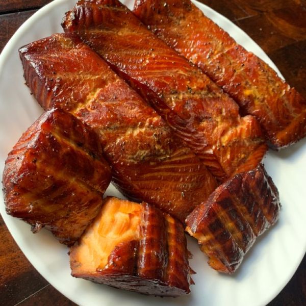 Black Pepper Smoked Salmon